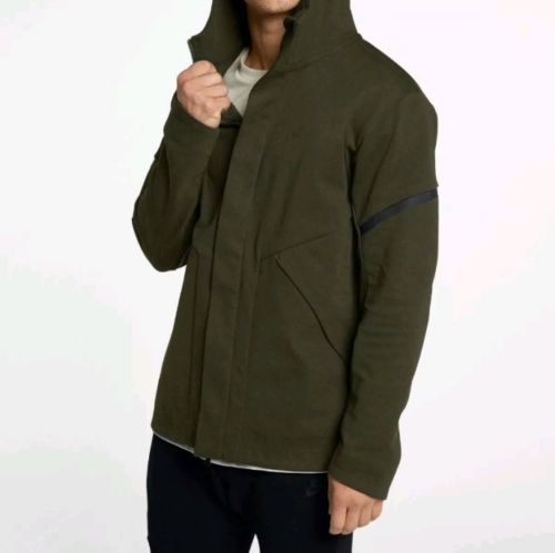 Nike Tech Fleece Windrunner Jacket Repel Olive Black 867658 451 US Mens Sz S - Regular S