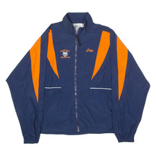 Giacca a vento uomo ASICS Phoenix Police Athletic Club blu USA XL
