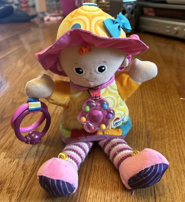 Lamaze My Friend Emily Sensory Development Baby Girl Plush Doll Toy Rattle  