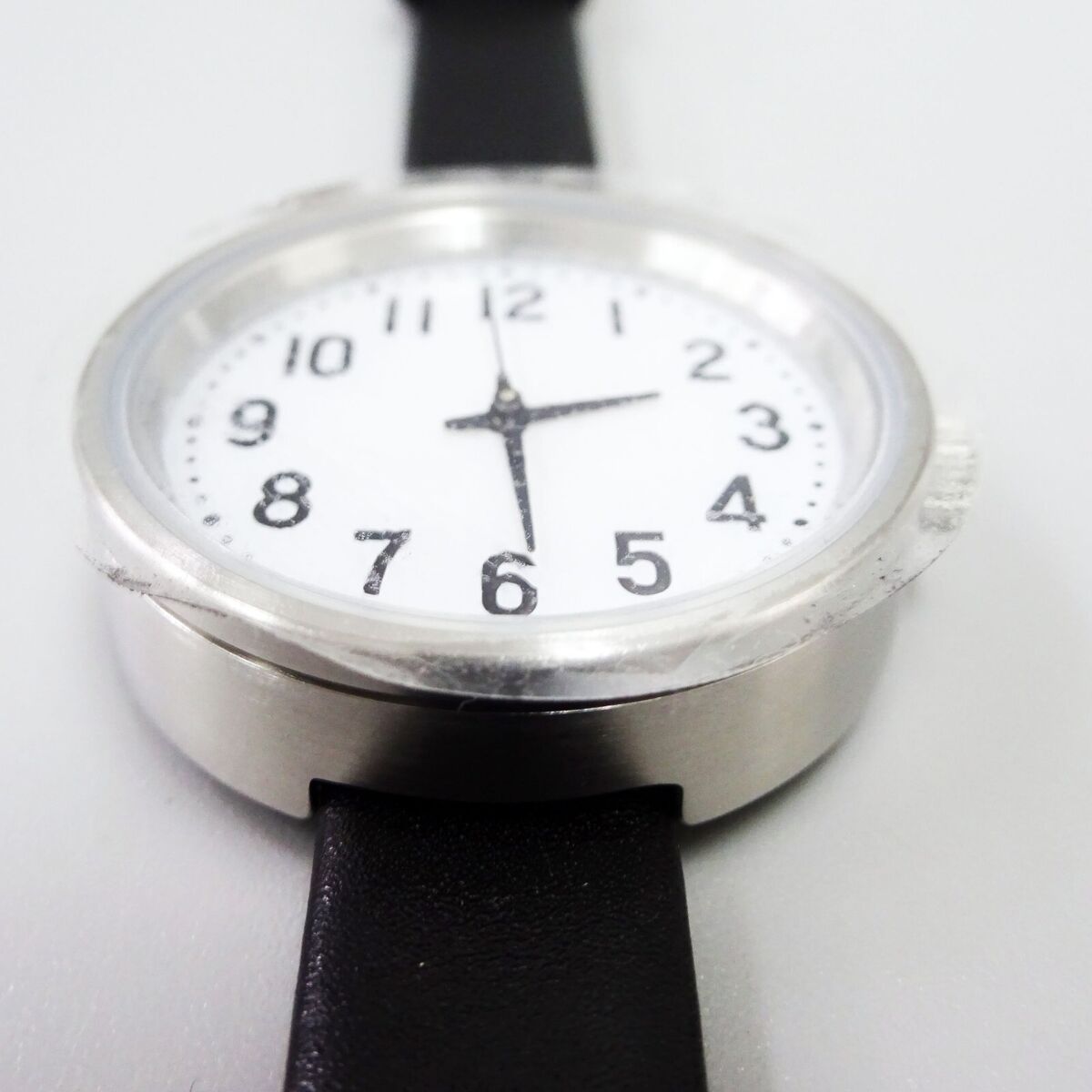 MUJI MJ-PCWS1 Solar Powered Watch Small Black Leather Band MUJI MJ-PCWS1 Solar Powered Watch Small Black Leather Band