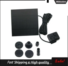 Solar Water Panel Power Fountain Pump Pool Garden Pond Submersible Watering w