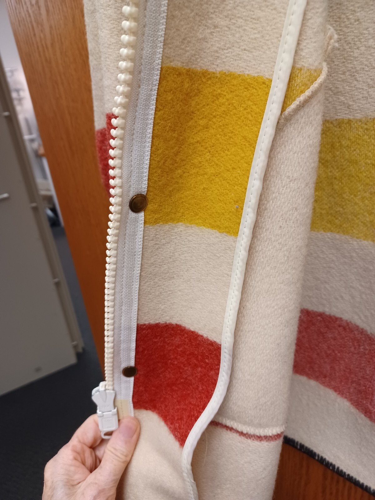 Woolrich Hudson Bay Blanket Jacket Wool USA Woman’s Size L Vintage eBay