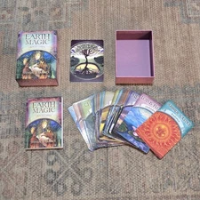Earth Magic Oracle Cards 48-Card Deck with Guidebook Steven D. Farmer