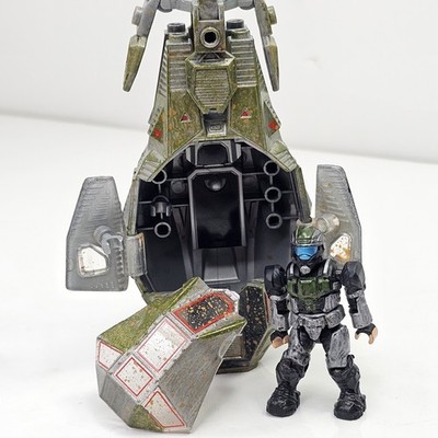Halo Mega Bloks UNSC Close Quarters Drop Pod #96862 Incomplete 