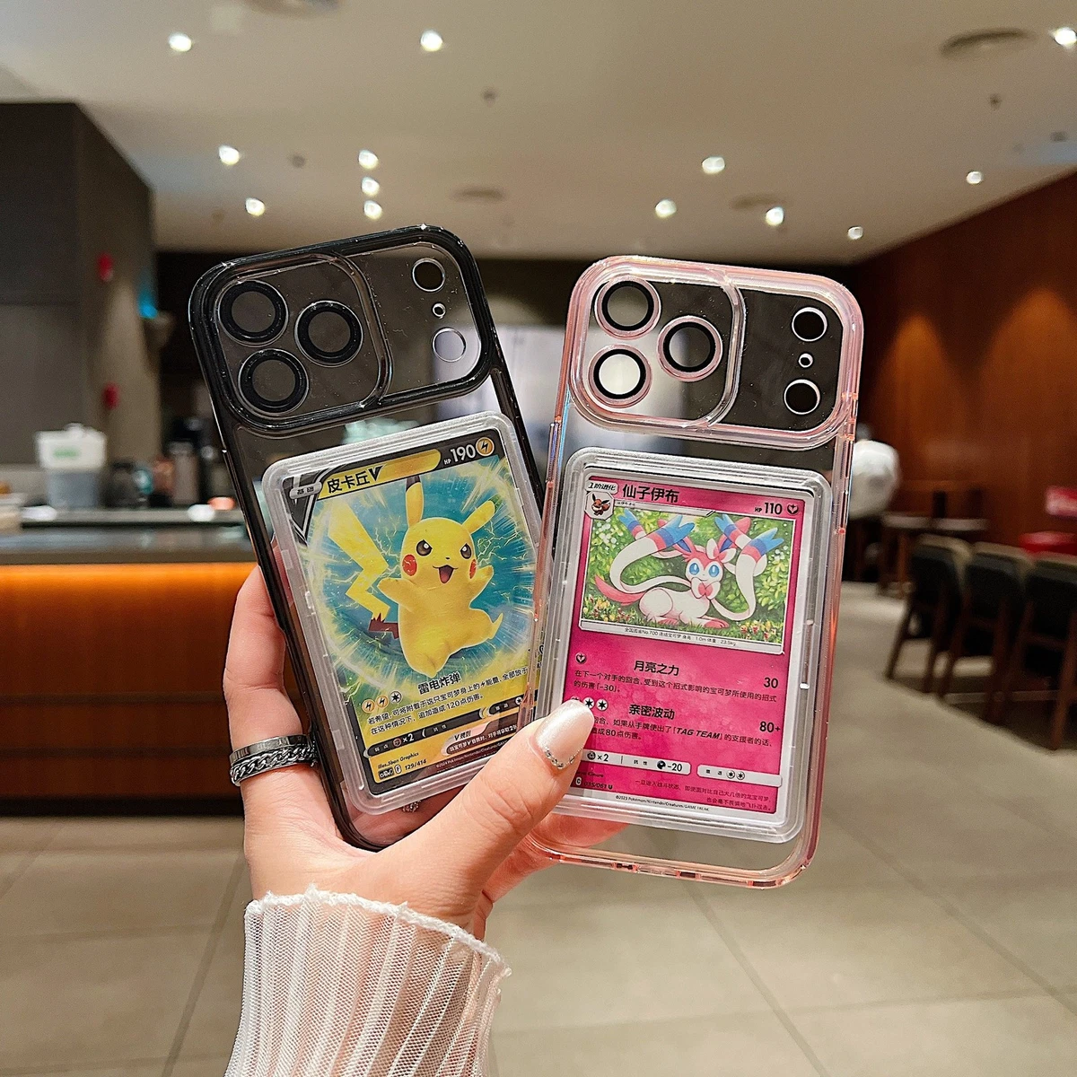 pokemon card in phone case for iPhone 17 SeriesPhoto Display for iPhone and more. Pokmon Cell Phone Cases, Covers