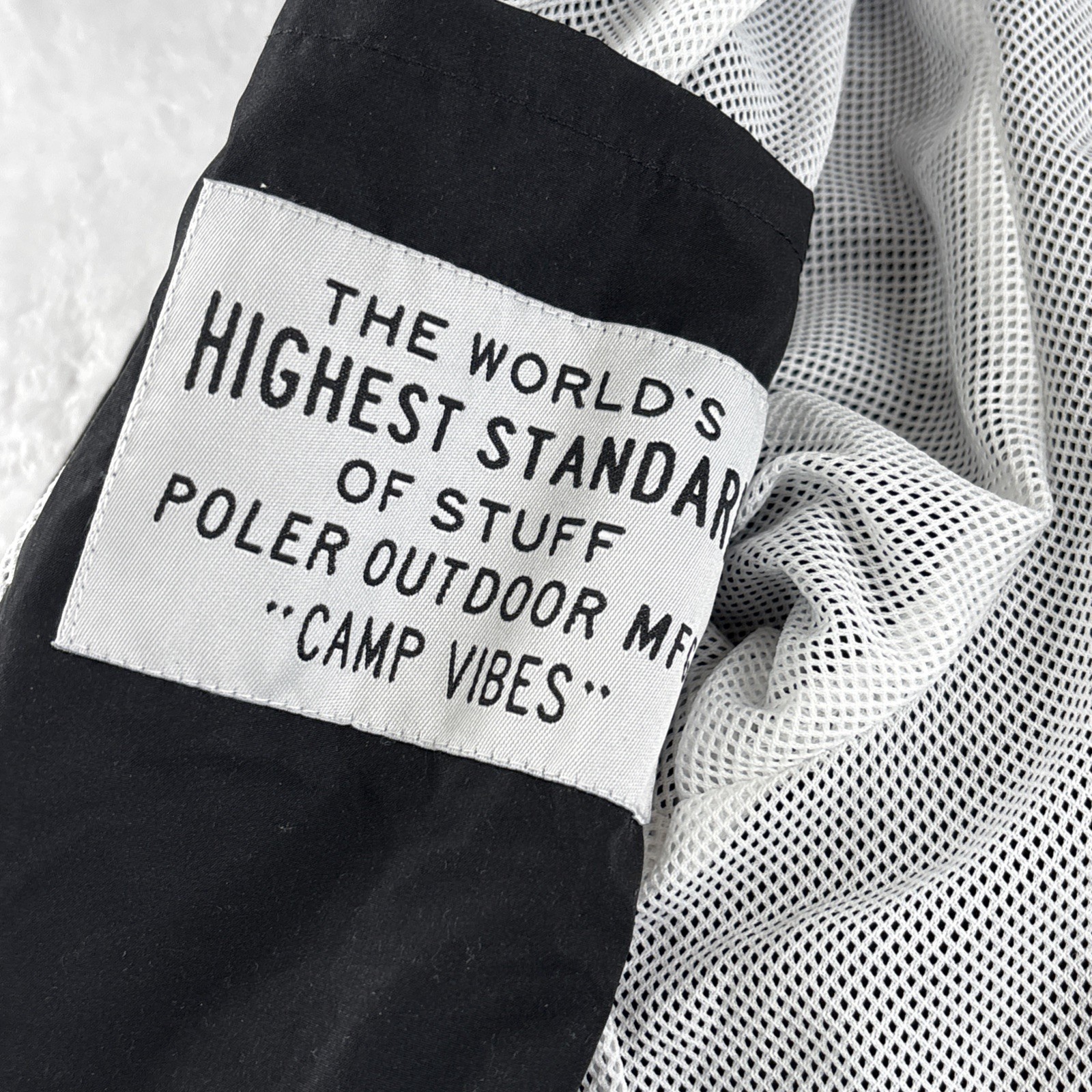 Poler Stuff Lightweight Snap Button Jacket Black … - image 14