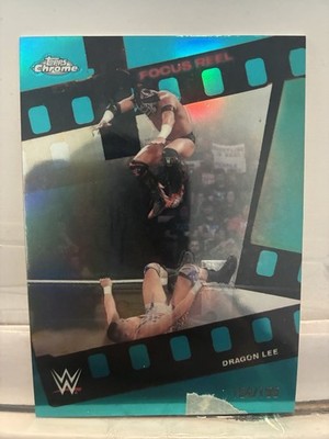 2026 Topps Chrome Dragon Lee - Focus Reel Aqua Refractor /199 #FR-36