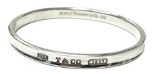 TIFFANY & Co.1837 Narrow Bangle Bracelet Sterling Silver 925 Accessory Jewelry