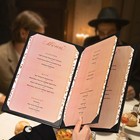 WeChef 10-Pack 8.5"x14" Menu Covers 4 View Leather Faux Cafe Restaurant Bars — photo 6