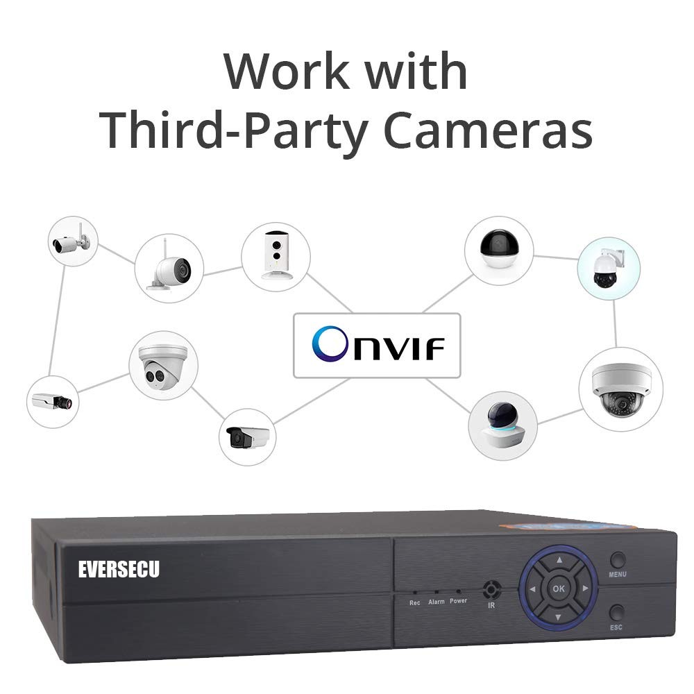 4CH 5MP Lite 5-in- HD Analog Hybrid DVR&NVR Supports Up to 5MP IP Camera+5MP