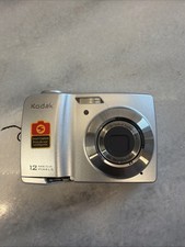 Kodak EasyShare C182 12MP Camera Silver w/ AA Batteries Tested