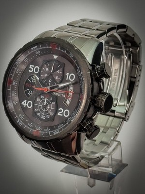 デザイン性抜群★クロノグラフ INVICTA Aviator 17204 Invicta Men's Aviator Chronograph Quartz watch - Model 17204 | eBay