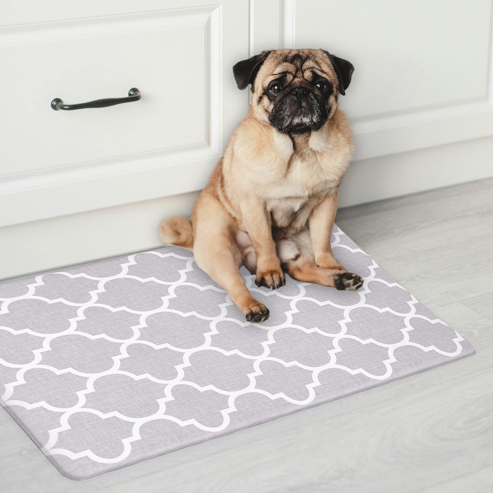 Kitchen Rugs Set of 2, Anti Fatigue Mats for Kitchen Floor, Waterproof Cushio...