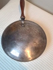 FB Rogers Silver Co 1883 Antique Silver Plated Silent Butler Crumb Catcher #34 