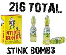 216 Stink Bombs 72 boxes of 3 Stinky Smell Gag Prank Joke - wholesale lot