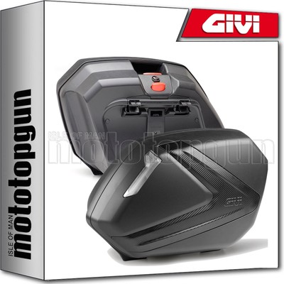 SIDE CASES CARBON LOOK TECH 74 LT GIVI YAMAHA TRACER 7 / GT 2020 20 2021 21