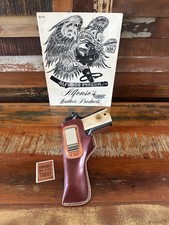 Vintage Alfonsos Reddish Brown Leather IWB Holster for Colt 1911 Government Left