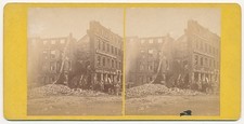 BOSTON FIRE SV - Water Street & Liberty Square - HG Smith c1872