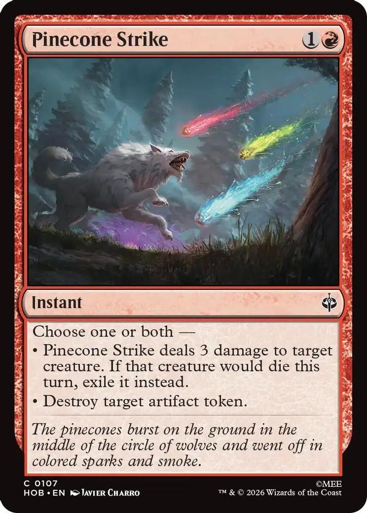 2026 PINECONE STRIKE 107 COMMON THE HOBBIT MAGIC: THE GATHERING FOIL NEAR MINT