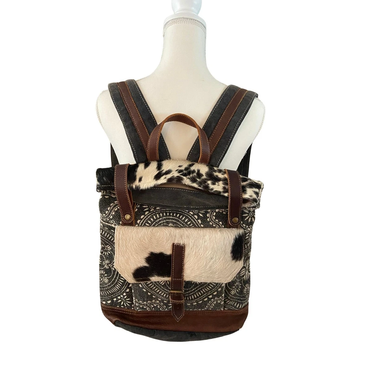 Rachel Elise Casita No 2 Mini Backpack Geometric Print Vegan Leather Rachel Elise Casita No 2 Mini Backpack Bag main image 2
