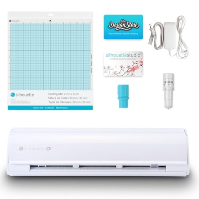 SILHOUETTE AMERICA CAMEO 5 ALPHA (Α) SMART MACHINE PRINT CUT CLASSIC WHITE