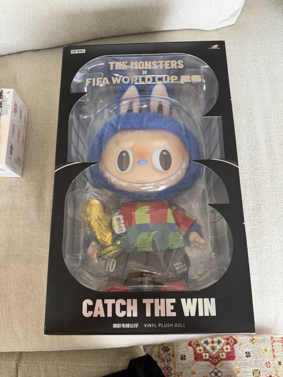 NEW Authentic Pop Mart The Monsters Labubu FIFA World Cup Catch