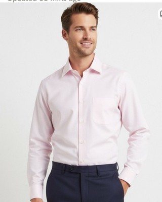 Men s Art Hoffman Button Up Dress Shirt 17-17.5