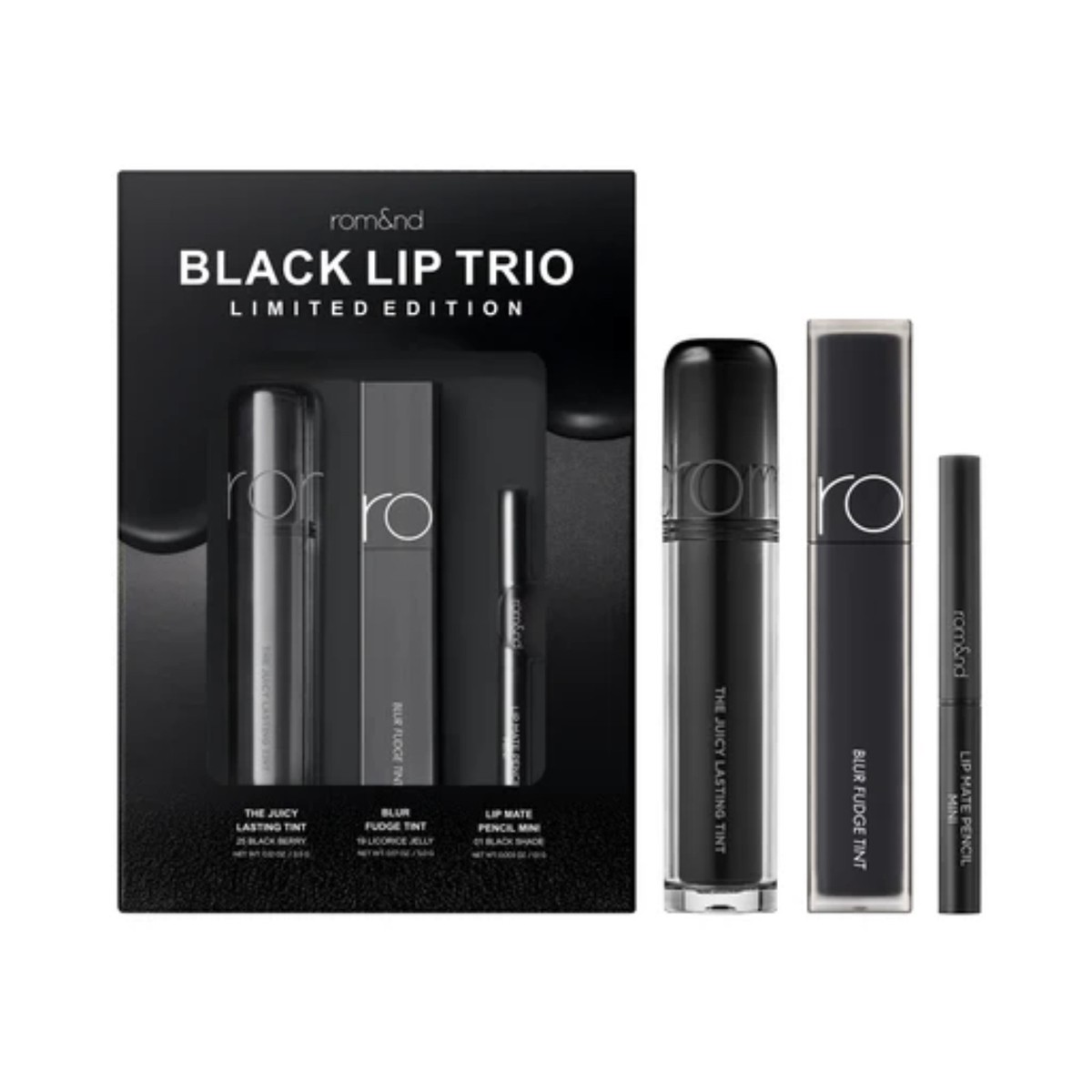 ROMAND ROM&ND Black Lip Trio Edition Limited K-Beauty | eBay