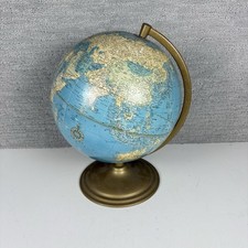 George F Cram 8 World Globe 1987 Vintage Desktop Atlas Map USSR Cold War Era