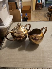 James W. Tufts Creamer And Sugar