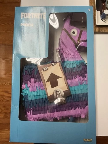 2018 Fortnite Loot Llama Piñata Spirit Halloween 20.25” NIB Open Box RARE! - product listing photo