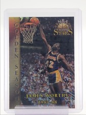 JAMES WORTHY 1996-97 TOPPS FINEST STARS GOLDEN SEASON REFRACTOR Q0M-612
