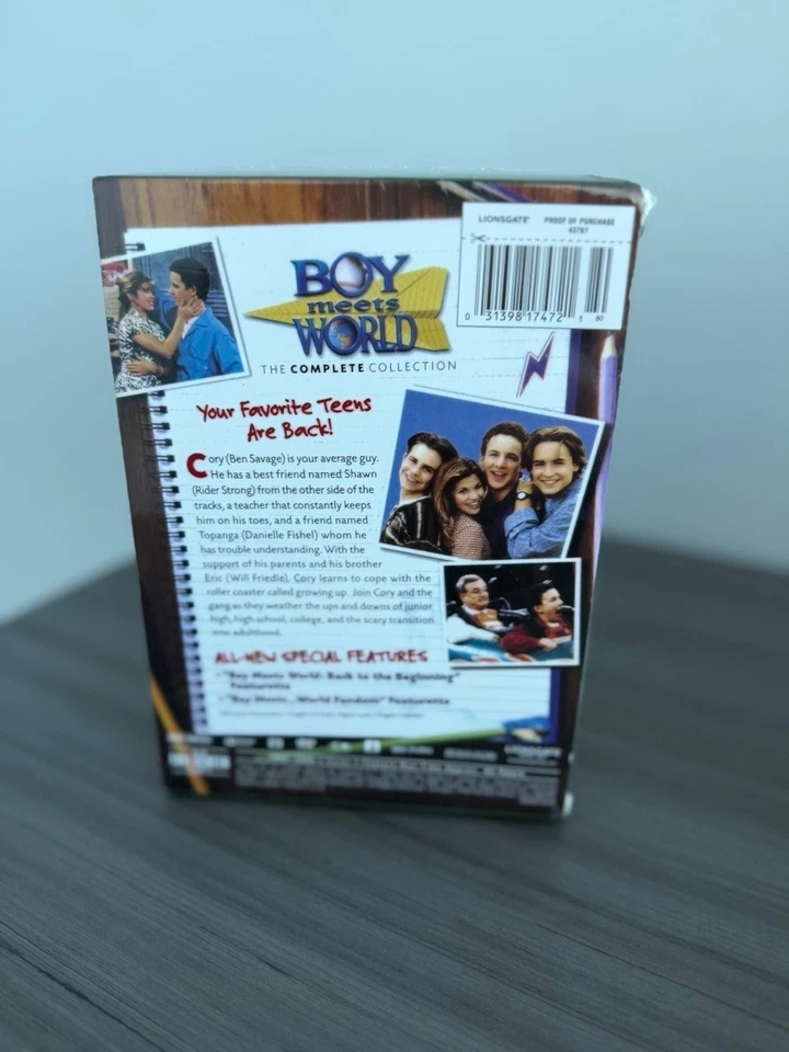 Boy Meets World The Complete Series Collection(DVD,2013,22-Disc Set,Seasons 1-7) - Image 4 of 4