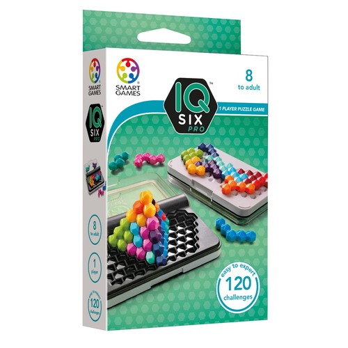 smart games - IQ Six Pro, Puzzle Game with 120 Challenges, 3 Playing Modes, 8+ Y - Picture 8 of 10