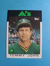 Tommy John 1986 Topps Baseball Card # 240 J8697