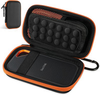 Portable External Hard Drive Case for SanDisk Passport, Protective Storage Bag-O