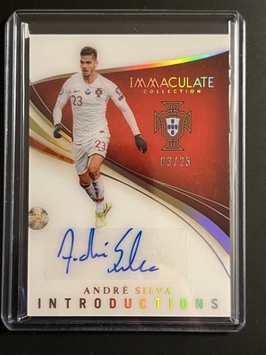 2020-21 Panini Immaculate Introductions /25 Andre Silva #IN-ASV Auto Portugal