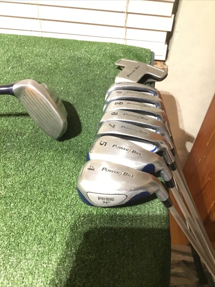 PowerBilt PB100 Set (20* FW, 4H, 5H, 7-PW-SW, Putter) Mid Flex Graphite Shafts - Image 2 of 4