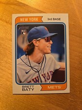 Brett Baty Lot Of 3 Topps Rookie Cards EX-MT