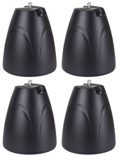4 Rockville PEN-65T Black 6.5" 70V Hanging Pendant Speakers For Restaurant/Bar