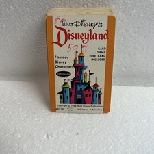 Vintage Walt Disney Disneyland Card Game by Whitman 1964 USED