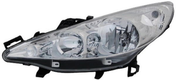 Hauptscheinwerfer Van Wezel 4029961 FüR 207 Peugeot Sw Cc 16V Bifuel Hdi Lpg Vti-image