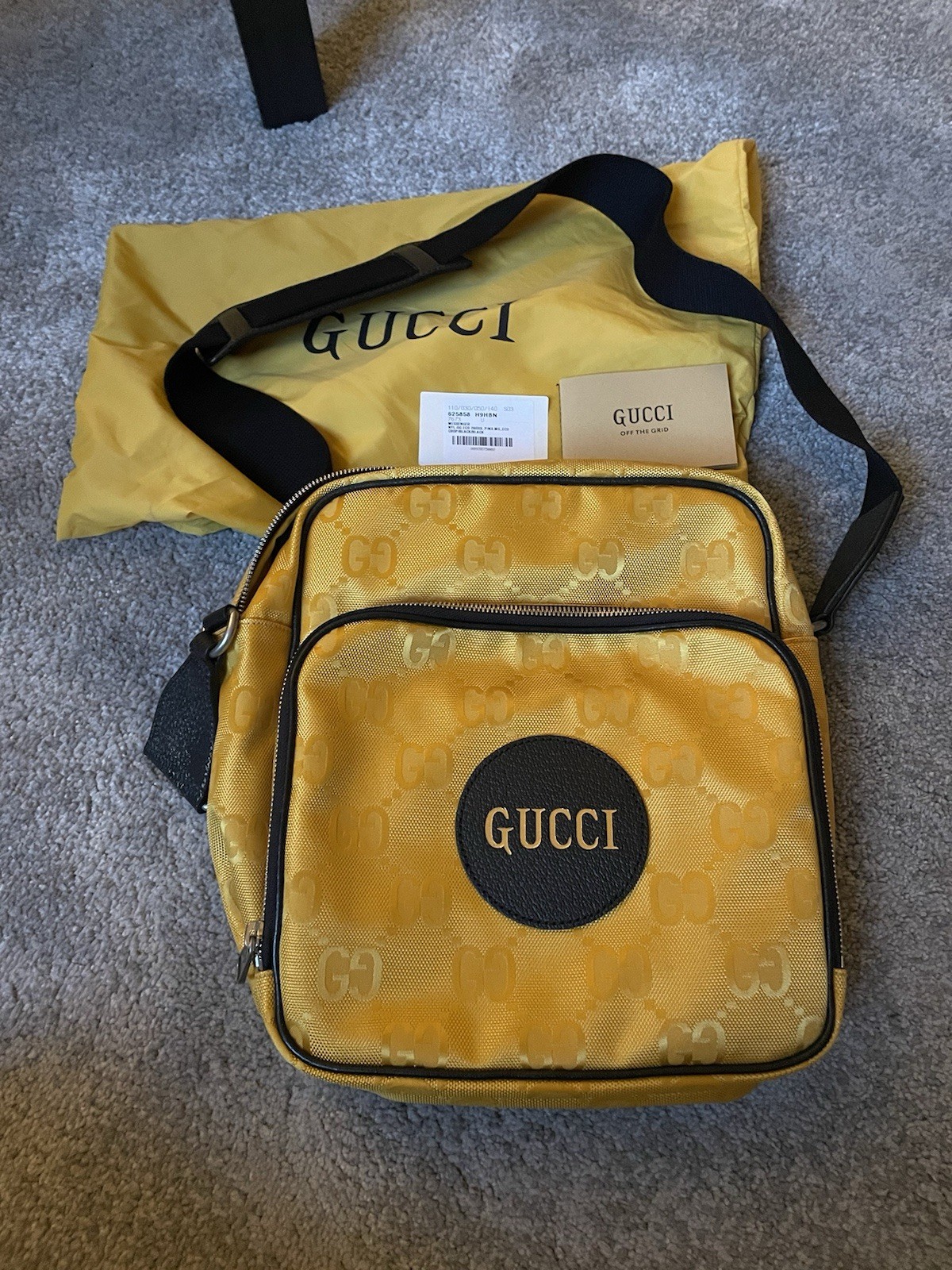 Borsa messenger di lusso designer Gucci Gg Off Grid nuova