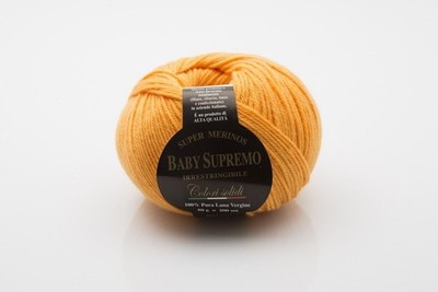 30 % Rabatt: Garn aus Italien Merino extrafein Baby Supremo, 50 g Knäuel, Fb 223
