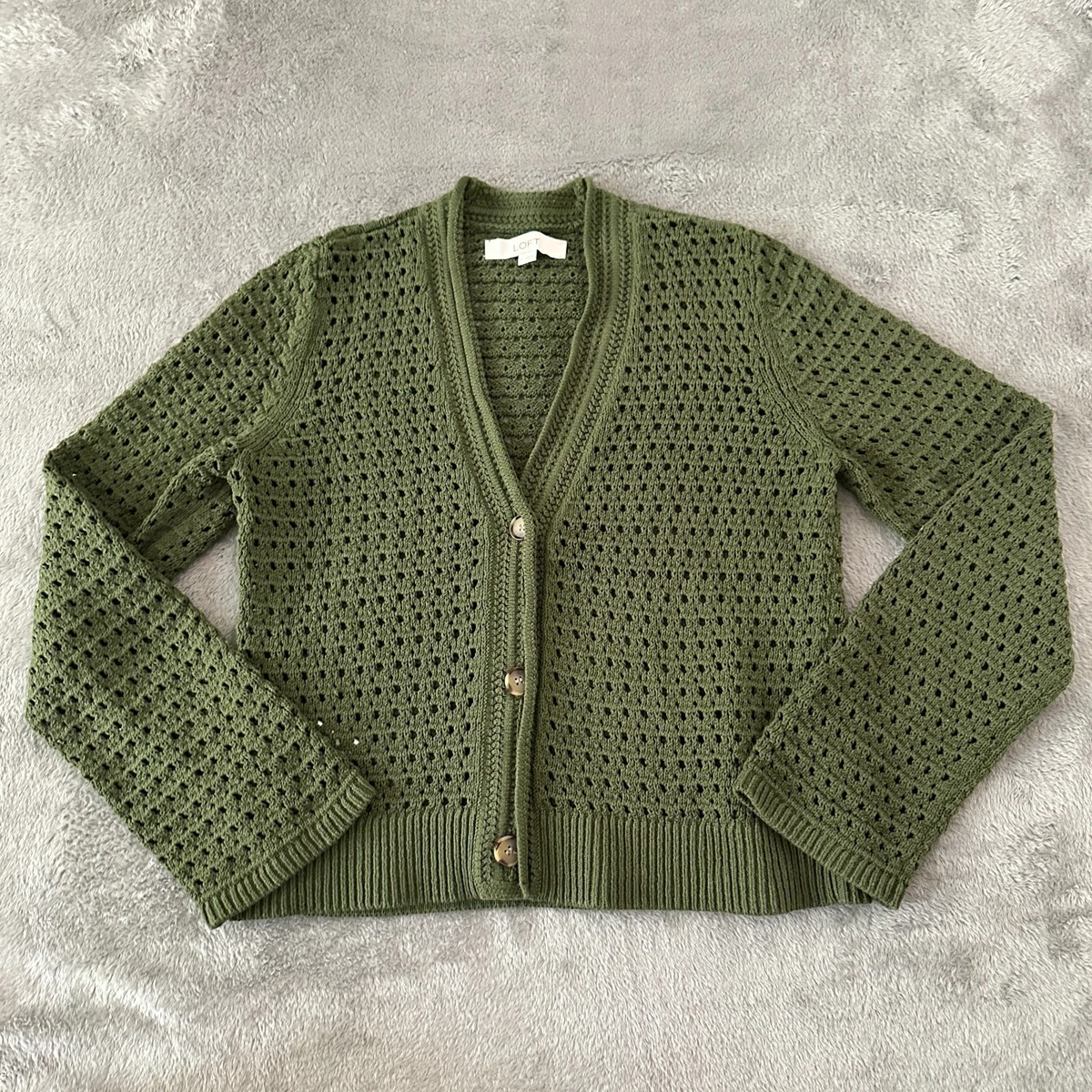 Cardigan Sweaters LOFT Green for Women for sale | eBay
