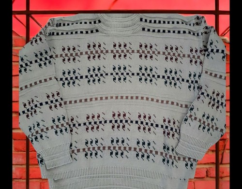 Vintage Jantzen Sweater Made In USA Size Large Pullover Crewneck - Picture 4 of 11