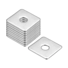 Square Washer, 10pcs M8x30x30x2mm 304 Stainless Steel Square Plate Washers