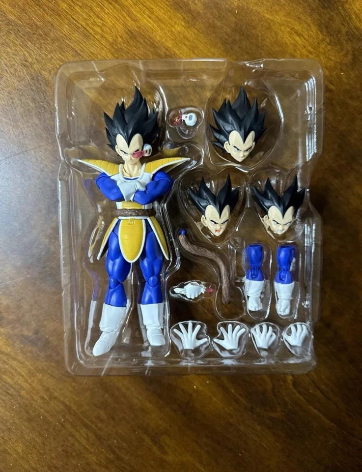 SH Figuarts Dragon Ball Z Saiyan Saga Scouter Vegeta 2.0 Bandai Tamashii Nations Foto 3 de 3