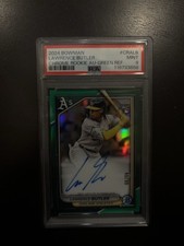 2024 Bowman Chrome Rookie Autographs Lawrence Butler CRA-LB Green Refractor /99 