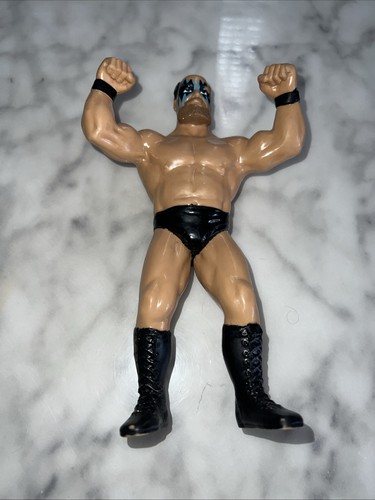 WWF WWE LJN WARLORD Powers of Pain BLACK CARD Orig...